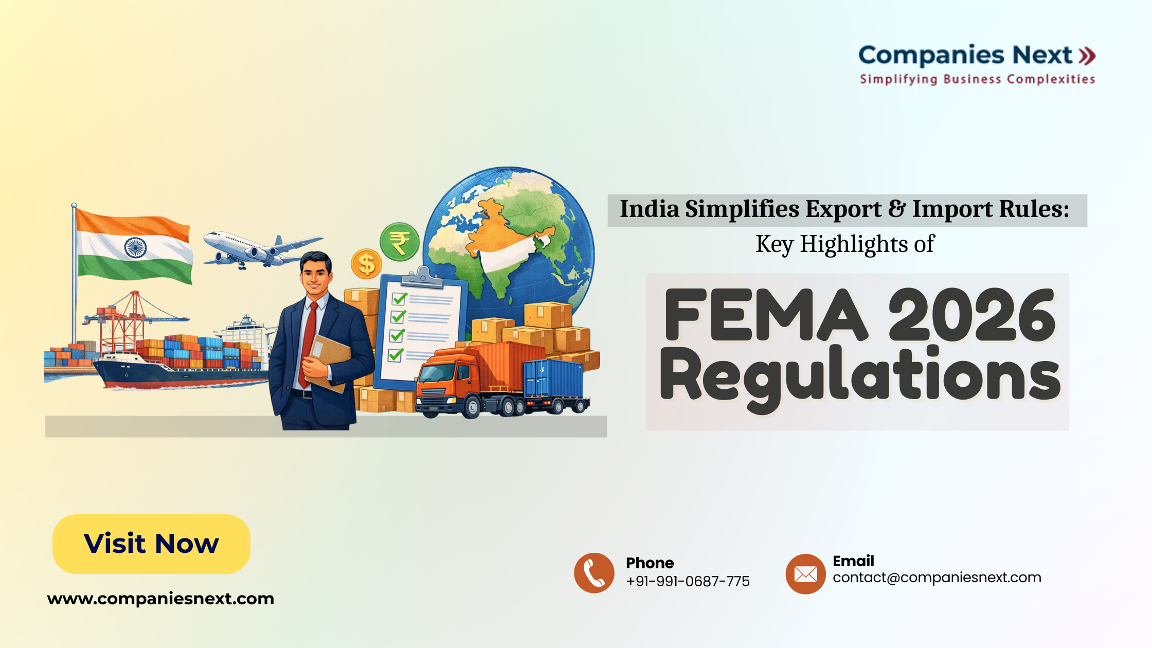 India Simplifies Export & Import Rules: Key Highlights of FEMA 2026 Regulations